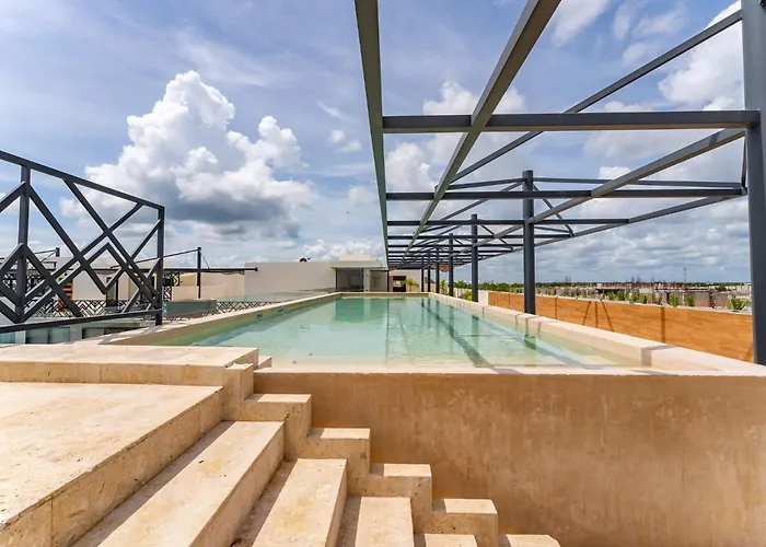 Apartamento Stylish 2br Penthhouse, Private Terrace, Grill And Pool Tulum