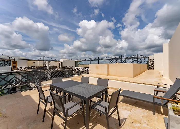 Apartamento Stylish 2br Penthhouse, Private Terrace, Grill And Pool Tulum