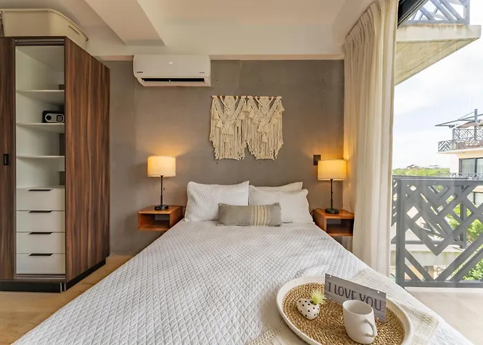 Stylish 2br Penthhouse, Private Terrace, Grill And Pool Tulum